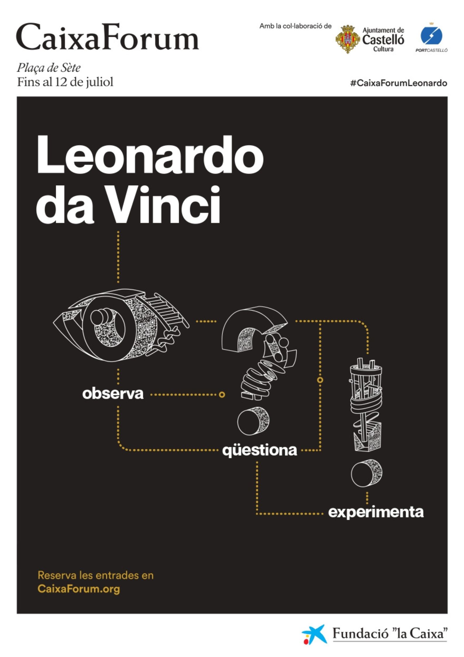 Imagen representativa de Exposición “Leonardo da Vinci. Observa. Qüestiona. Experimenta
